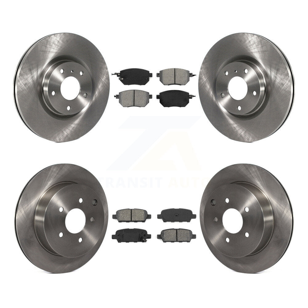 [Avant + Arrière] Kit de Disque et plaquette (semi-métallique) de frein pour Nissan Murano K8S-101249