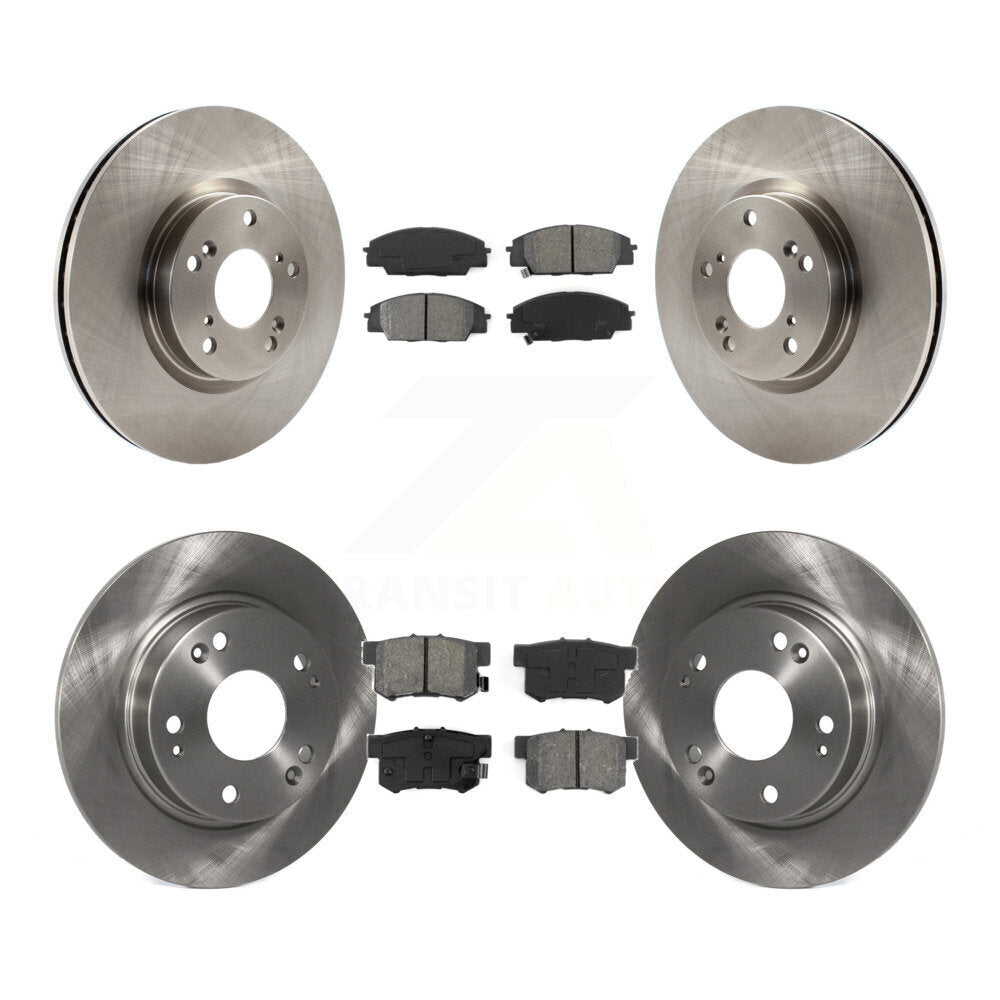 [Avant + Arrière] Kit de Disque et plaquette (semi-métallique) de frein pour Honda Civic Acura CSX K8S-101250