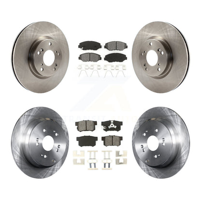 [Avant + Arrière] Kit de Disque et plaquette (semi-métallique) de frein pour 2005-2006 Honda CR-V K8S-101251