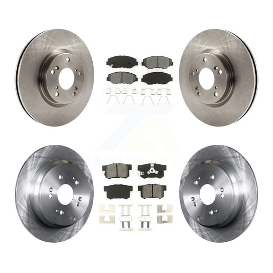 [Avant + Arrière] Kit de Disque et plaquette (semi-métallique) de frein pour 2005-2006 Honda CR-V K8S-101251