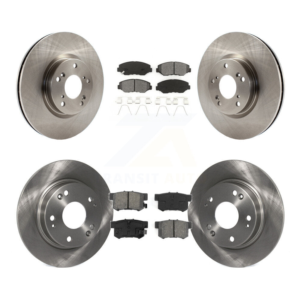 [Avant + Arrière] Kit de Disque et plaquette (semi-métallique) de frein pour Honda Civic Acura ILX K8S-101252
