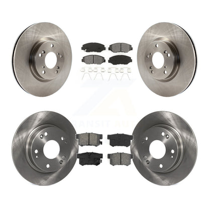 [Avant + Arrière] Kit de Disque et plaquette (semi-métallique) de frein pour Honda Civic Acura ILX K8S-101252