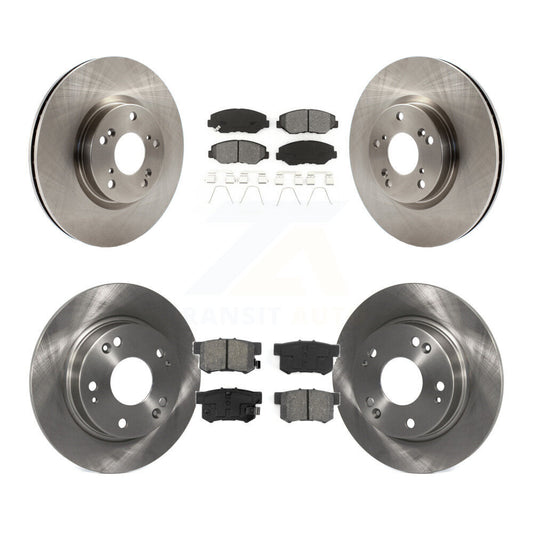 [Avant + Arrière] Kit de Disque et plaquette (semi-métallique) de frein pour Honda Civic Acura ILX K8S-101252