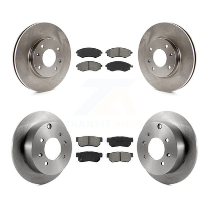 [Avant + Arrière] Kit de Disque et plaquette (semi-métallique) de frein pour Hyundai Sonata Kia Optima Magentis K8S-101253