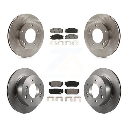 [Avant + Arrière] Kit de Disque et plaquette (semi-métallique) de frein pour 2003-2006 Kia Sorento K8S-101255