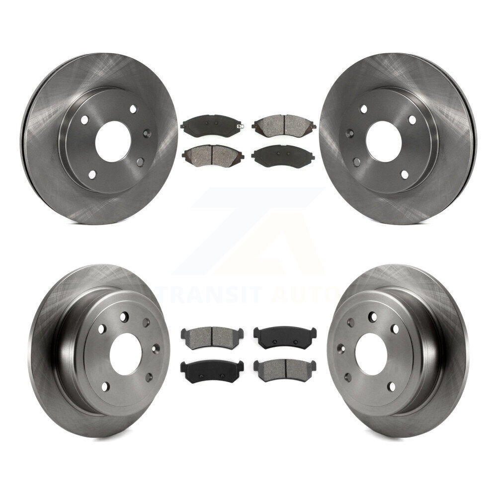 [Avant + Arrière] Kit de Disque et plaquette (semi-métallique) de frein pour Suzuki Forenza Reno Chevrolet Optra K8S-101256