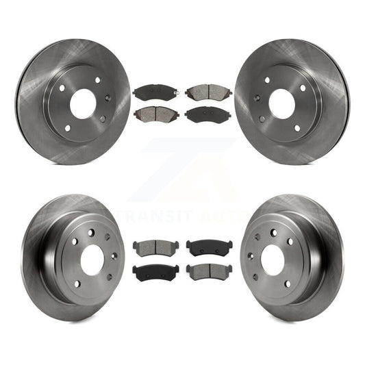 [Avant + Arrière] Kit de Disque et plaquette (semi-métallique) de frein pour Suzuki Forenza Reno Chevrolet Optra K8S-101256