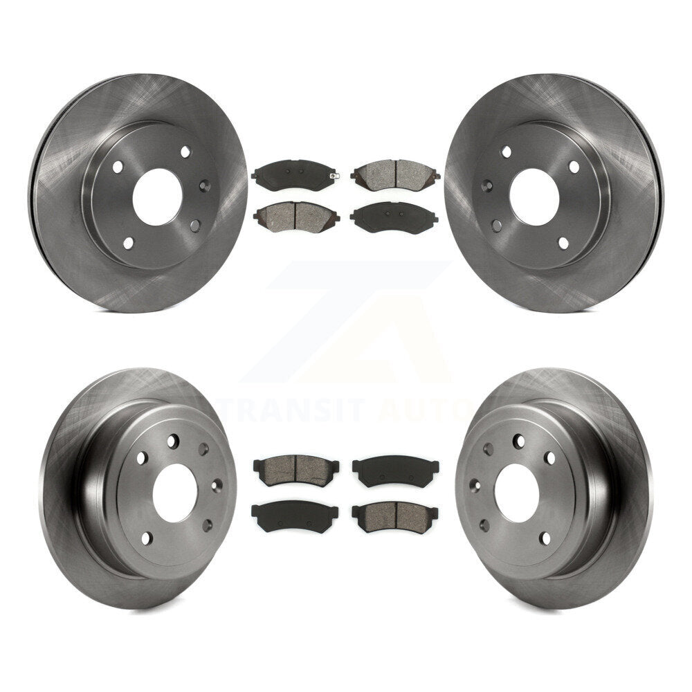 [Avant + Arrière] Kit de Disque et plaquette (semi-métallique) de frein pour Suzuki Forenza Reno Chevrolet Optra K8S-101257