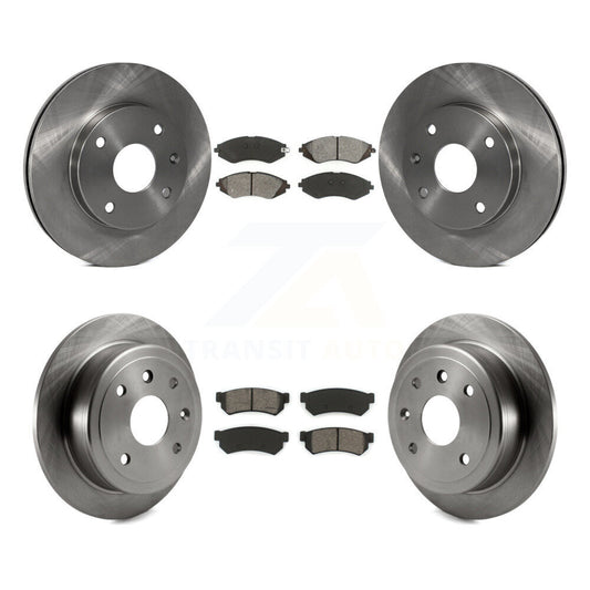 [Avant + Arrière] Kit de Disque et plaquette (semi-métallique) de frein pour Suzuki Forenza Reno Chevrolet Optra K8S-101257