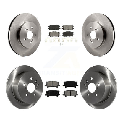 [Avant + Arrière] Kit de Disque et plaquette (semi-métallique) de frein pour Lexus Toyota Highlander RX350 RX330 RX400h K8S-101259