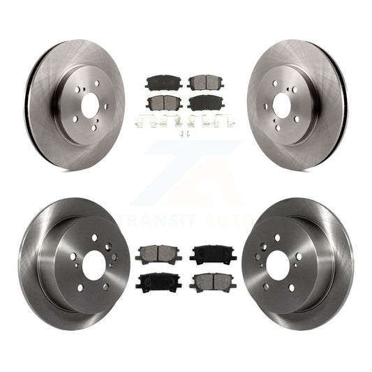 [Avant + Arrière] Kit de Disque et plaquette (semi-métallique) de frein pour Lexus Toyota Highlander RX350 RX330 RX400h K8S-101259