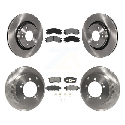 [Avant + Arrière] Kit de Disque et plaquette (semi-métallique) de frein pour 2005-2006 Mitsubishi Outlander K8S-101260