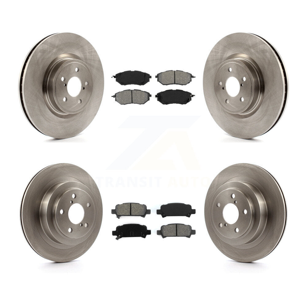 [Avant + Arrière] Kit de Disque et plaquette (semi-métallique) de frein pour Subaru Legacy K8S-101263