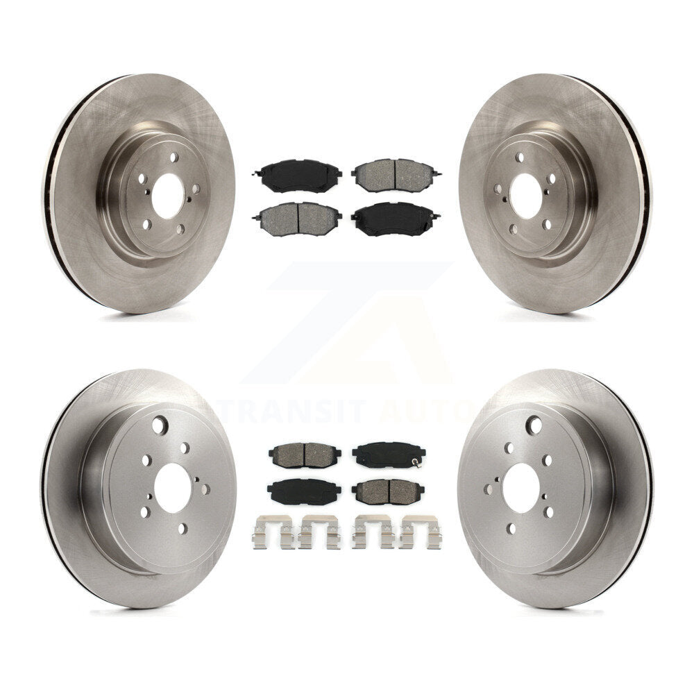 [Avant + Arrière] Kit de Disque et plaquette (semi-métallique) de frein pour Subaru Outback Legacy K8S-101264