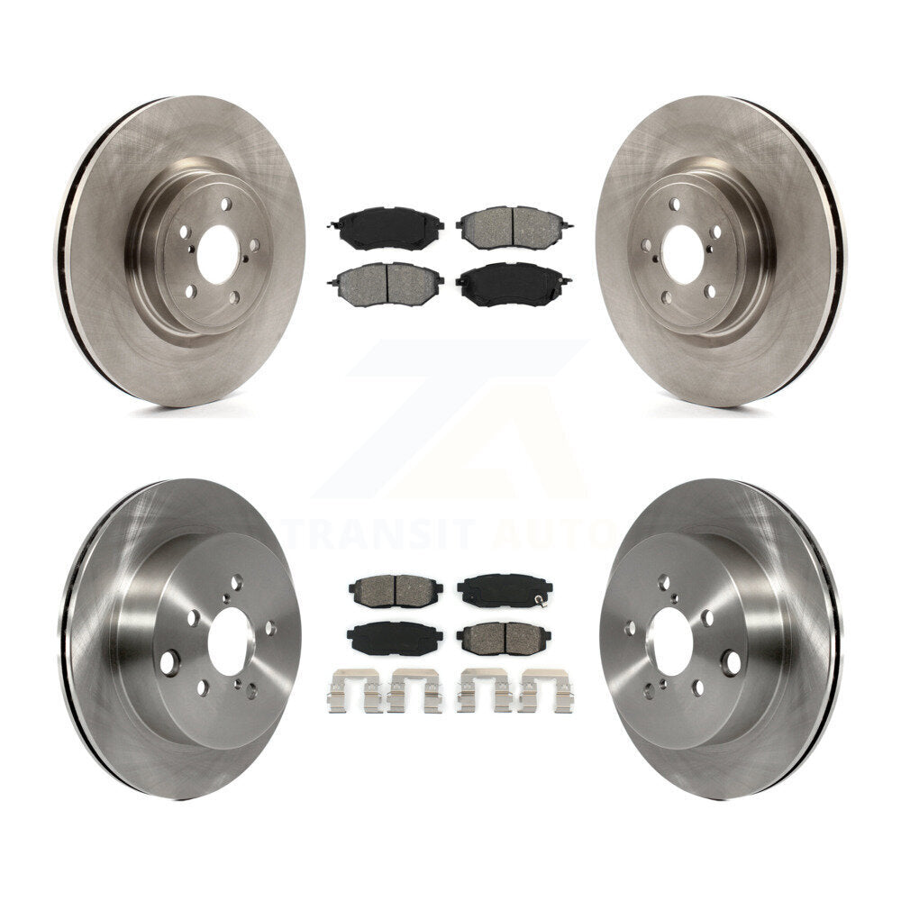 [Avant + Arrière] Kit de Disque et plaquette (semi-métallique) de frein pour 2014-2018 Subaru Forester 2.0L K8S-101265