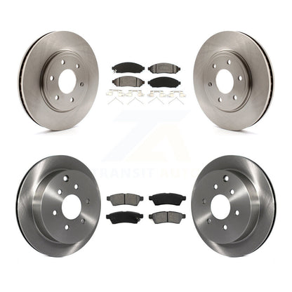[Avant + Arrière] Kit de Disque et plaquette (semi-métallique) de frein pour Nissan Frontier Suzuki Equator 2.5L K8S-101267