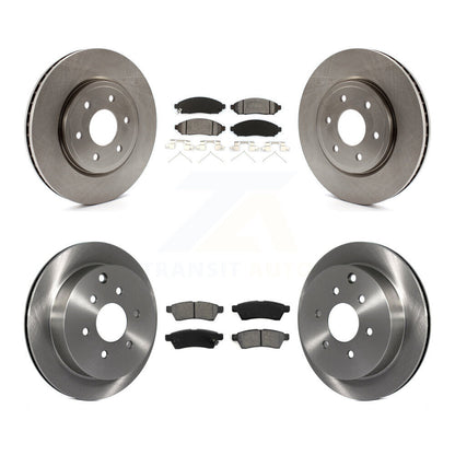 [Avant + Arrière] Kit de Disque et plaquette (semi-métallique) de frein pour Nissan Frontier Xterra Suzuki Equator K8S-101269