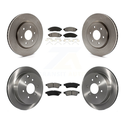 [Avant + Arrière] Kit de Disque et plaquette (semi-métallique) de frein pour Nissan Frontier Xterra Suzuki Equator K8S-101269