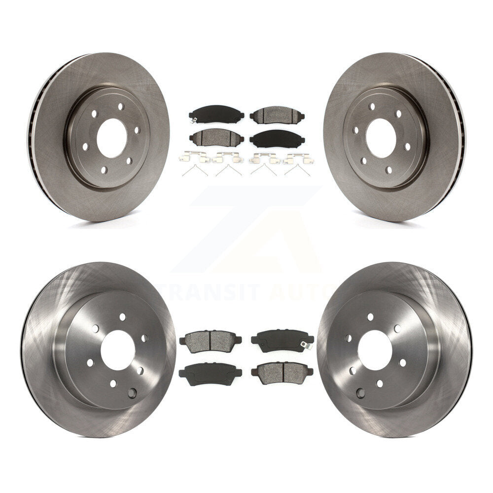 [Avant + Arrière] Kit de Disque et plaquette (semi-métallique) de frein pour Nissan Pathfinder K8S-101271