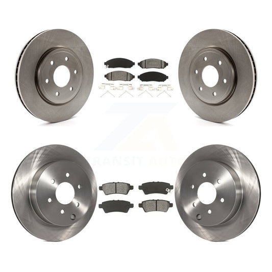 [Avant + Arrière] Kit de Disque et plaquette (semi-métallique) de frein pour Nissan Pathfinder K8S-101271