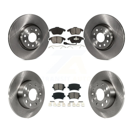 [Avant + Arrière] Kit de Disque et plaquette (semi-métallique) de frein pour 2008 Audi A3 Quattro K8S-101274