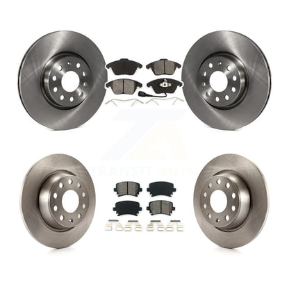 [Avant + Arrière] Kit de Disque et plaquette (semi-métallique) de frein pour Volkswagen CC GTI Passat Audi A3 Quattro K8S-101277