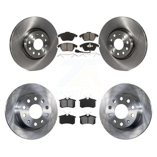 [Avant + Arrière] Kit de Disque et plaquette (semi-métallique) de frein pour Volkswagen Jetta Beetle K8S-101280