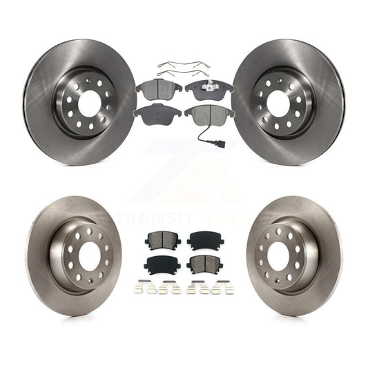 [Avant + Arrière] Kit de Disque et plaquette (semi-métallique) de frein pour Volkswagen Tiguan Audi Q3 Limited Quattro K8S-101281