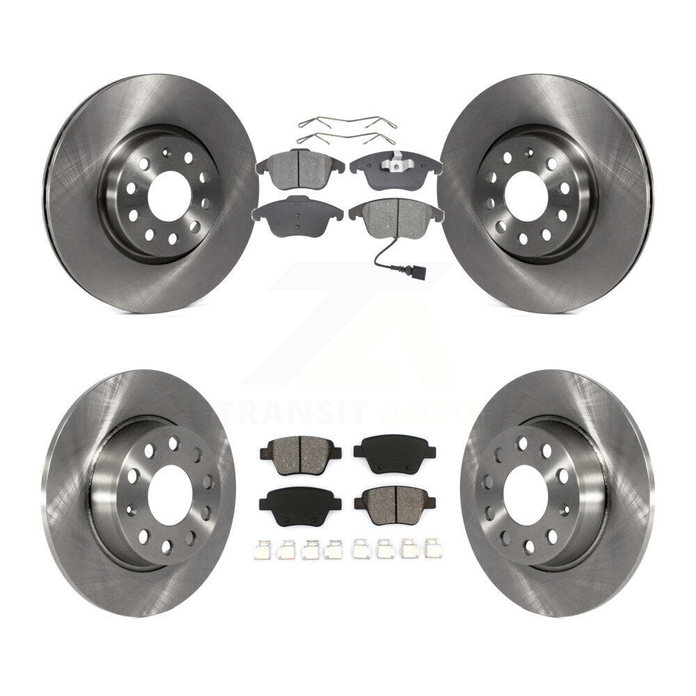 [Avant + Arrière] Kit de Disque et plaquette (semi-métallique) de frein pour Volkswagen Passat K8S-101282