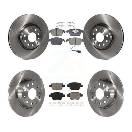 [Avant + Arrière] Kit de Disque et plaquette (semi-métallique) de frein pour Volkswagen Passat K8S-101282