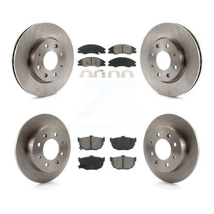 [Avant + Arrière] Kit de Disque et plaquette (semi-métallique) de frein pour Kia Spectra Spectra5 K8S-101283