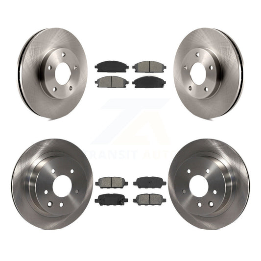 [Avant + Arrière] Kit de Disque et plaquette (semi-métallique) de frein pour 2005-2006 Nissan X-Trail K8S-101284