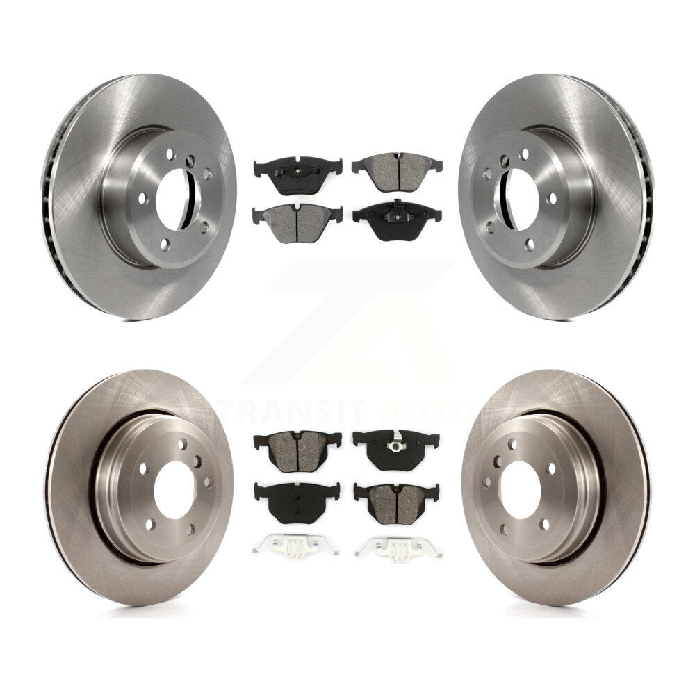 [Avant + Arrière] Kit de Disque et plaquette (semi-métallique) de frein pour BMW 530i 525i 528i K8S-101285