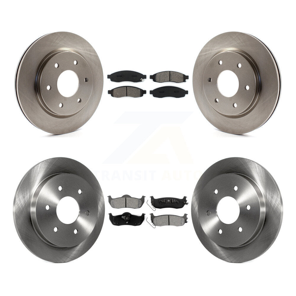 [Avant + Arrière] Kit de Disque et plaquette (semi-métallique) de frein pour Nissan TITAN Armada INFINITI QX56 K8S-101289