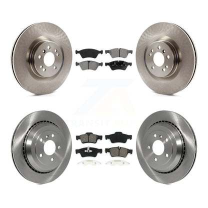 [Avant + Arrière] Kit de Disque et plaquette (semi-métallique) de frein pour Mercedes-Benz ML350 GL450 GL550 GL350 ML550 GL320 K8S-101290
