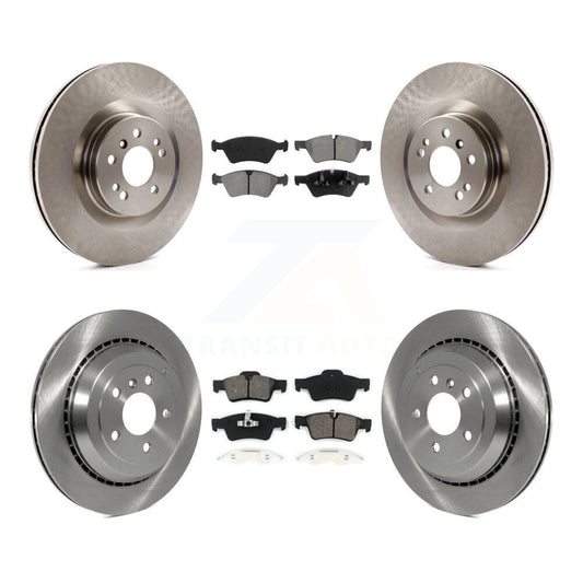 [Avant + Arrière] Kit de Disque et plaquette (semi-métallique) de frein pour Mercedes-Benz ML350 GL450 GL550 GL350 ML550 GL320 K8S-101290