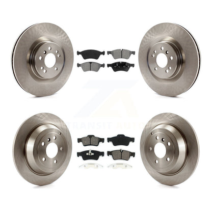 [Avant + Arrière] Kit de Disque et plaquette (semi-métallique) de frein pour 2007-2009 Mercedes-Benz ML320 avec 350mm Diameter Rotor K8S-101291