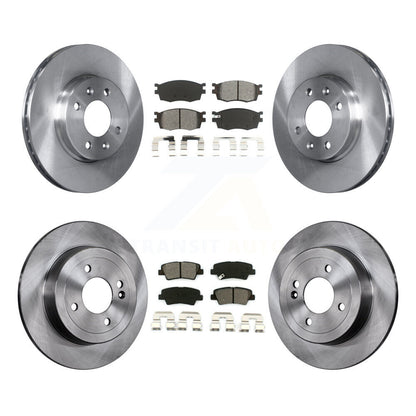 [Avant + Arrière] Kit de Disque et plaquette (semi-métallique) de frein pour 2011 Hyundai Accent K8S-101295
