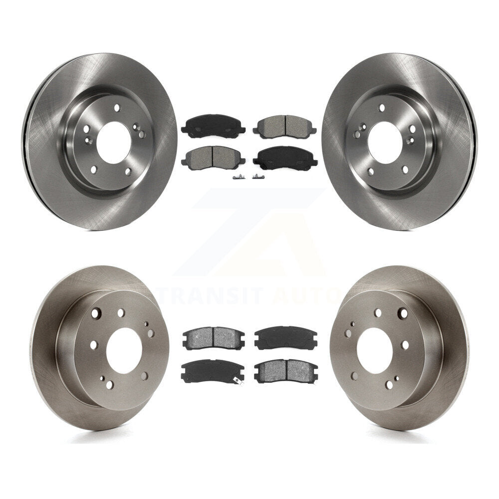 [Avant + Arrière] Kit de Disque et plaquette (semi-métallique) de frein pour Mitsubishi Galant Eclipse K8S-101296