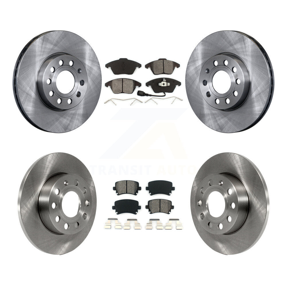 [Avant + Arrière] Kit de Disque et plaquette (semi-métallique) de frein pour 2006-2009 Volkswagen Rabbit K8S-101298