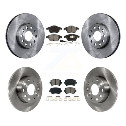 [Avant + Arrière] Kit de Disque et plaquette (semi-métallique) de frein pour 2006-2009 Volkswagen Rabbit K8S-101298