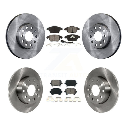 [Avant + Arrière] Kit de Disque et plaquette (semi-métallique) de frein pour 2006-2009 Volkswagen Rabbit K8S-101298
