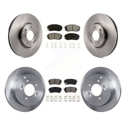 [Avant + Arrière] Kit de Disque et plaquette (semi-métallique) de frein pour Hyundai Tucson Kia Sportage K8S-101302