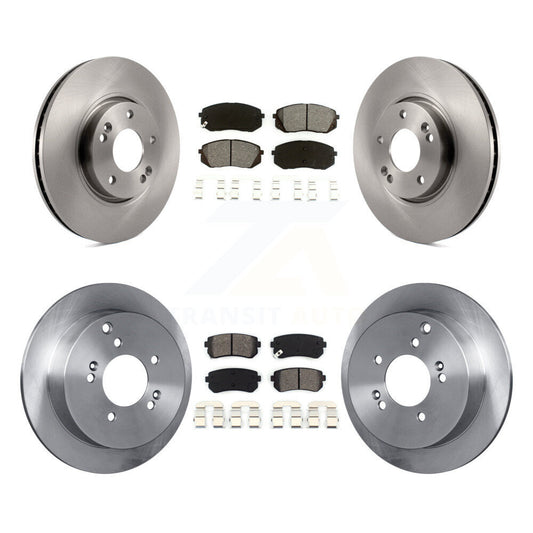 [Avant + Arrière] Kit de Disque et plaquette (semi-métallique) de frein pour Hyundai Tucson Kia Sportage K8S-101302