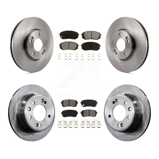 [Avant + Arrière] Kit de Disque et plaquette (semi-métallique) de frein pour Kia Sportage Hyundai Tucson K8S-101303