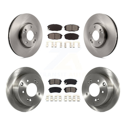 [Avant + Arrière] Kit de Disque et plaquette (semi-métallique) de frein pour Kia Forte Koup Forte5 K8S-101304