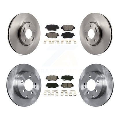 [Avant + Arrière] Kit de Disque et plaquette (semi-métallique) de frein pour Hyundai Sonata Kia Optima K8S-101306