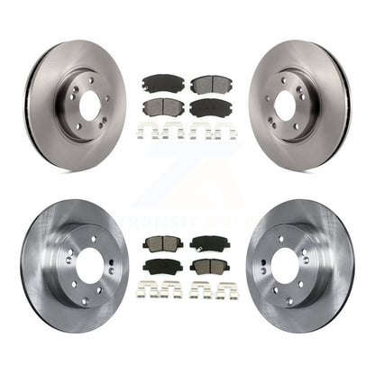 [Avant + Arrière] Kit de Disque et plaquette (semi-métallique) de frein pour Hyundai Sonata 3.3L K8S-101310