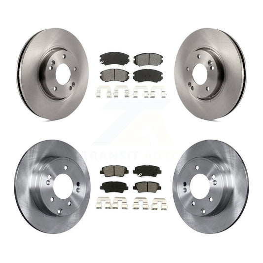 [Avant + Arrière] Kit de Disque et plaquette (semi-métallique) de frein pour Hyundai Sonata 3.3L K8S-101310