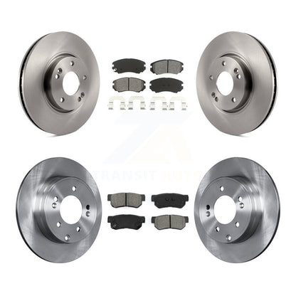 [Avant + Arrière] Kit de Disque et plaquette (semi-métallique) de frein pour Hyundai Sonata 3.3L K8S-101311